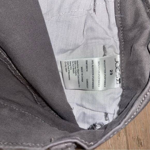 Joe's Jeans Men's 29 Gray Brixton Straight Narrow Leg Pants - Picture 7 of 7